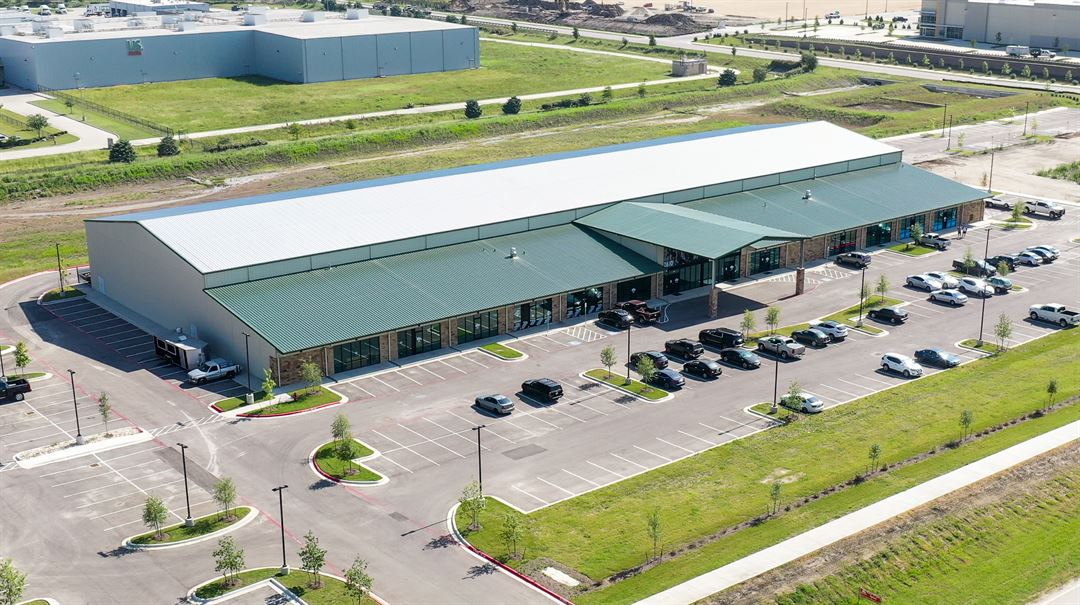 Buda, TX trade show support background